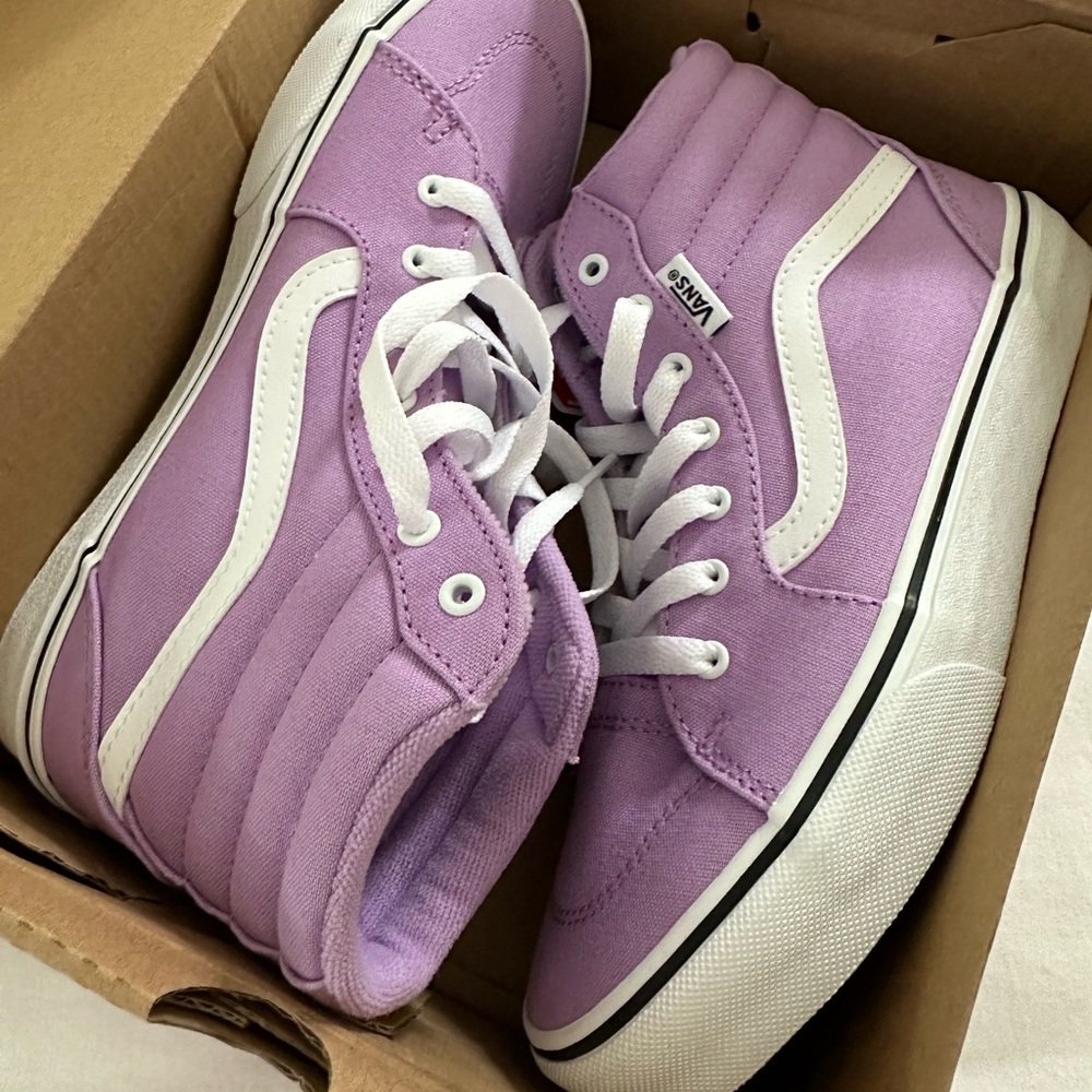 Girls vans. Canvas high tops youth 4.0 lavender